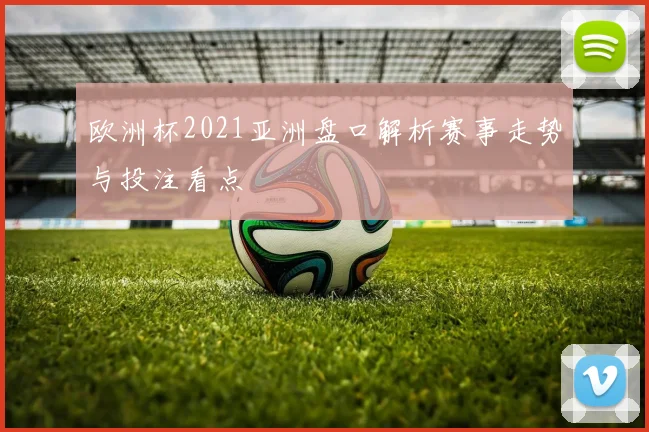 欧洲杯2021亚洲盘口解析赛事走势与投注看点
